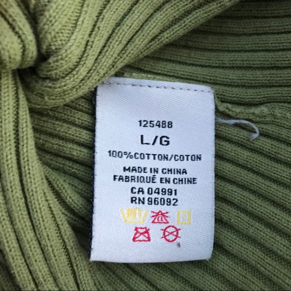 Dalia Avocado Green Cotton Sweater ⭐️SALE 3/$20⭐️ - Picture 3 of 6